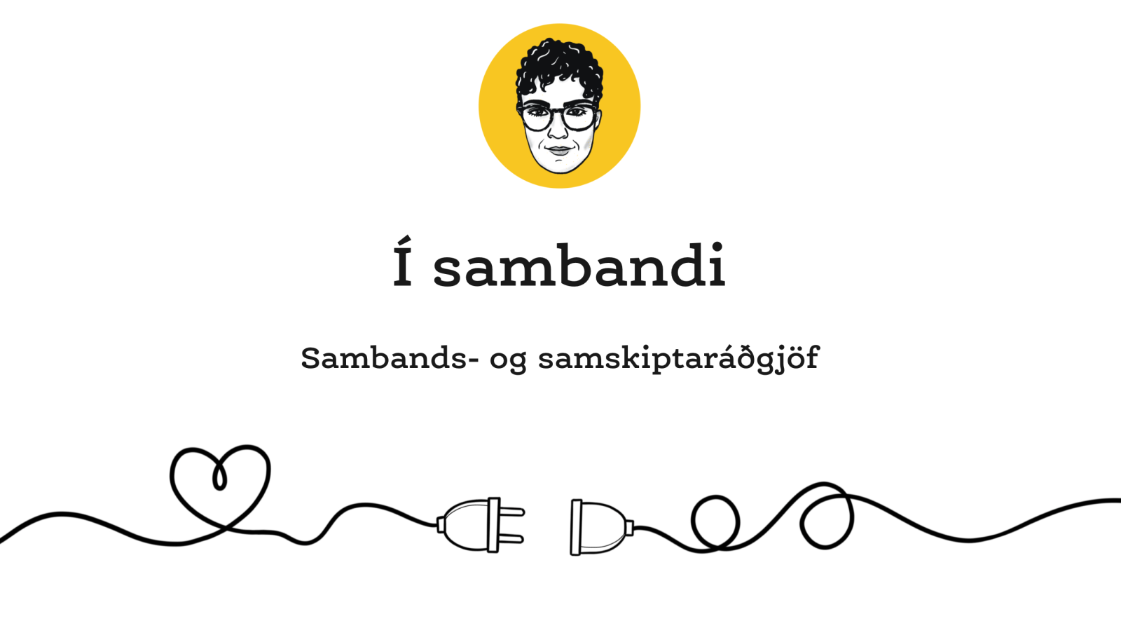 Screenshot of the web version of isambandi.is